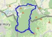 Złota jesień w Górach Opawskich: Srebrna Kopa, Mała Srebrna, Biskupia Kopa i Skały Karolinki - mapa trasy gps - marsz