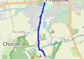Zejście z PMP - mapa trasy gps - marsz