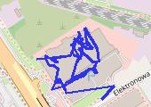 Trasa 2116 - mapa trasy gps - spacer