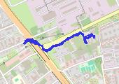 Trasa 2122 - mapa trasy gps - spacer