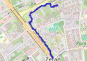 Trasa 2125 - mapa trasy gps - spacer