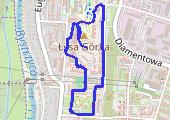 spacer z psem - mapa trasy gps - spacer