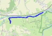 Ciecierzyce ul. Polna-Rezerwat Santockie Zakole (grodzisko) - mapa trasy gps - marsz