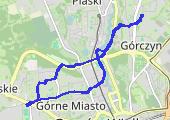 Narutowicza - Olimpijska - mapa trasy gps - marsz