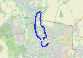 Narutowicza - Brzoskwiniowa  (Kłodawa) - mapa trasy gps - marsz