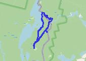 Ostrowite - Drawieński Park Narodowy - mapa trasy gps - marsz