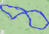 Trasa z dnia 2020-11-17 17:50 - mapa trasy gps - bieganie