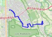 Trasa z dnia 2020-11-18 09:12 - mapa trasy gps - rower szosowy