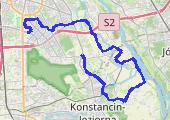 Trasa z dnia 2020-11-17 19:06 - mapa trasy gps - rower szosowy