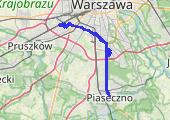 Trasa z dnia 2020-05-09 20:09 - mapa trasy gps - rower szosowy