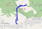 Góry Gorzkowskie- geocaching  - mapa trasy gps - wędrówka