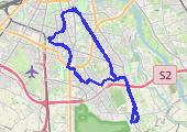 Trasa z dnia 2020-04-15 16:19 - mapa trasy gps - rower szosowy