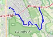 Trasa z dnia 2020-04-15 09:03 - mapa trasy gps - rower szosowy