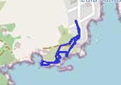 Mirador des Pontàs 2020-11-24 11:34 - mapa trasy gps - spacer