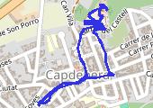 Zwiedzanie Capdepera i zamku 2020-11-25 12:16 - mapa trasy gps - spacer