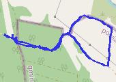 Kuźnica - mapa trasy gps - spacer