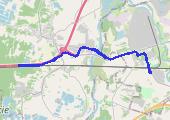 Trasa z dnia 2020-08-08 08:00 - mapa trasy gps - rower szosowy