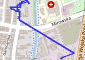 Trasa z dnia 2020-12-03 07:10 - mapa trasy gps - spacer