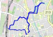 Trasa z dnia 2013-08-11 17:47 - mapa trasy gps - spacer