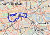 London (10) - mapa trasy gps - rower szosowy