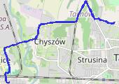 Trasa z dnia 2020-12-14 08:01 - mapa trasy gps - rower szosowy