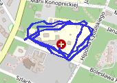 Trasa z dnia 2020-12-14 09:57 - mapa trasy gps - spacer