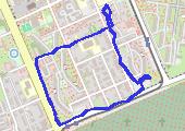 Trasa z dnia 2020-12-17 22:15 - mapa trasy gps - spacer