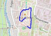 spacer z psem - mapa trasy gps - spacer