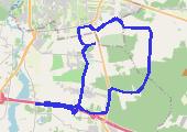 Trasa z dnia 2020-12-20 14:41 - mapa trasy gps - rower szosowy