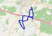 Trasa z dnia 2020-12-23 18:20 - mapa trasy gps - rower szosowy