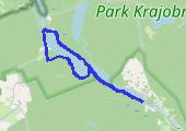 Santoczno - wokół jeziora Lubie - mapa trasy gps - marsz