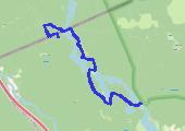 Ośrodek Azyl - Kabatki - mapa trasy gps - marsz