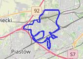 Rower 1338 - mapa trasy gps - rower szosowy