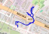 Trasa z dnia 2021-01-05 18:54 - mapa trasy gps - marsz