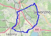 Trasa z dnia 2021-01-06 16:10 - mapa trasy gps - rower szosowy