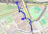 2021-01-09T09:30:45.000Z - mapa trasy gps - marsz