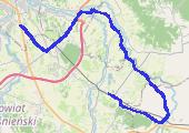 Trasa z dnia 2021-01-10 11:48 - mapa trasy gps - rower szosowy