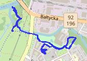 Trasa z dnia 2021-01-12 12:25 - mapa trasy gps - marsz
