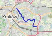 Trasa z dnia 2021-01-13 21:15 - mapa trasy gps - rower górski