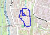 spacer - mapa trasy gps - spacer