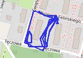 Trasa z dnia 2021-01-14 13:02 - mapa trasy gps - marsz