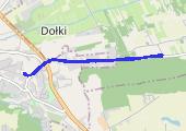 Trasa z dnia 2021-01-10 09:50 - mapa trasy gps - bieganie