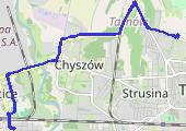 Trasa z dnia 2021-01-15 08:20 - mapa trasy gps - rower szosowy