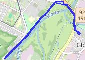 Trasa z dnia 2021-01-15 21:10 - mapa trasy gps - spacer