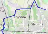 Trasa z dnia 2021-01-20 16:54 - mapa trasy gps - rower szosowy