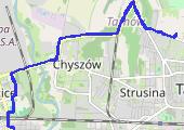 Trasa z dnia 2021-01-22 16:42 - mapa trasy gps - rower szosowy
