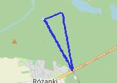 parking przy DK 22 i okolice - mapa trasy gps - marsz