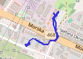Trasa z dnia 2021-01-23 14:08 - mapa trasy gps - marsz