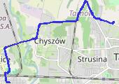 Trasa z dnia 2021-01-25 07:59 - mapa trasy gps - rower szosowy