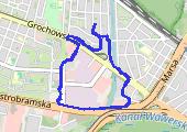Trasa z dnia 2021-01-25 19:45 - mapa trasy gps - spacer